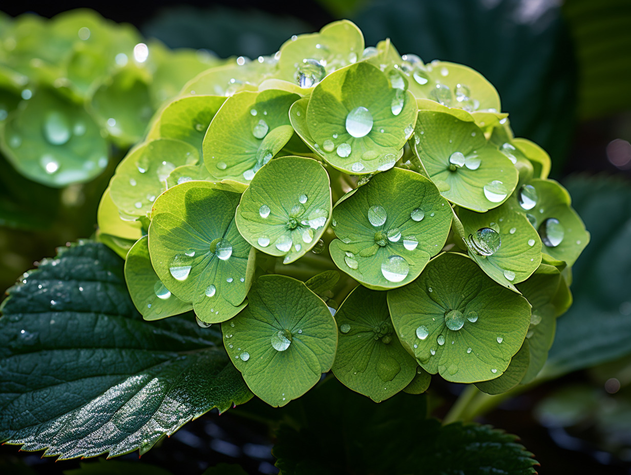 hortensia vert