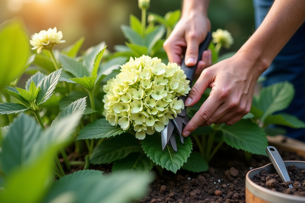 hortensia fleurs