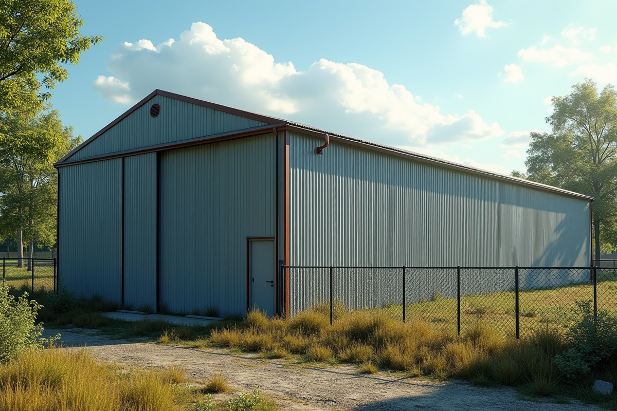 hangar clôture